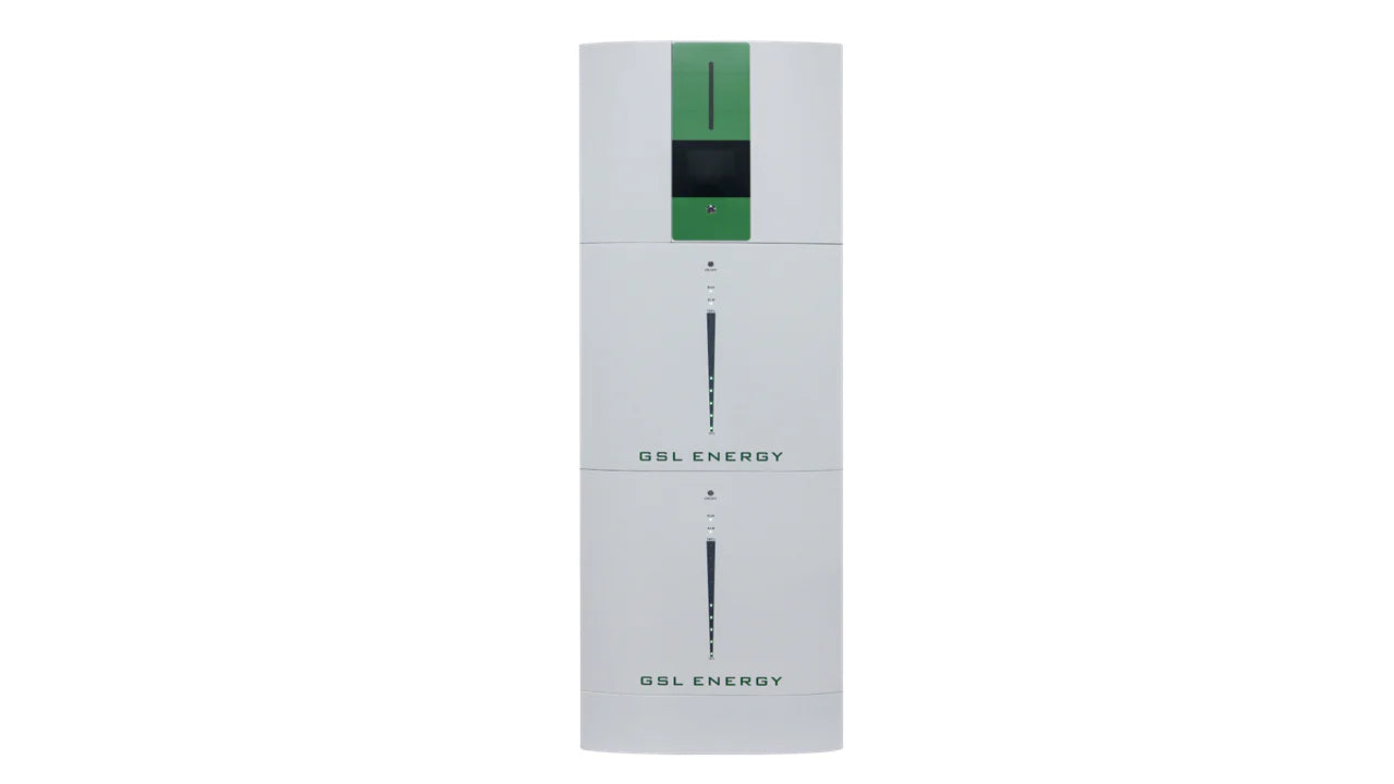 GSL All In One 5.5kw Hybrid & AC On & Off grid home battery storage system with 20.48kwh battery