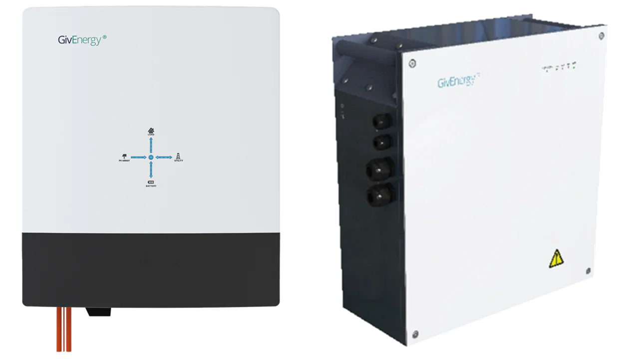 GivEnergy - 3.6kW Gen 3 Hybrid Inverter + 5.2kWh Battery Bundle ...