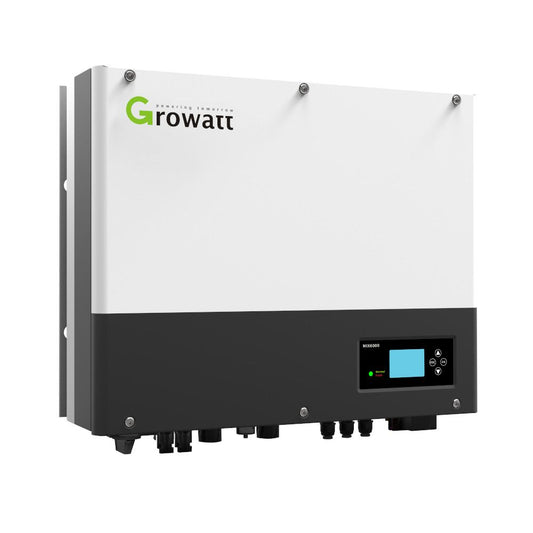 Growatt 3.0kW, 1 Ph, 2 MPPTs, LV, Hybrid Inverter