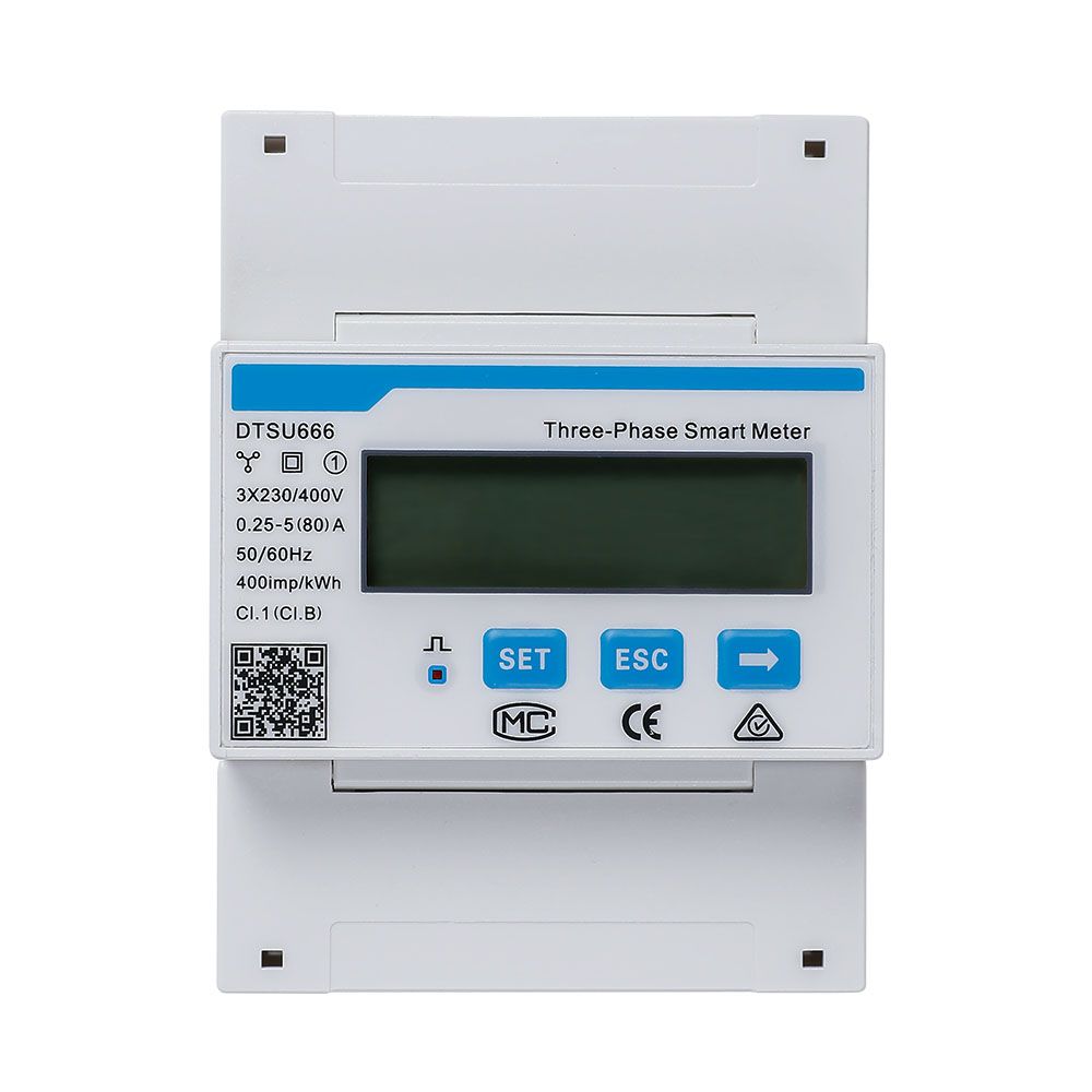 Sungrow 3 Phase Energy Meter DTSU666 5 (80A), Direct Measuring